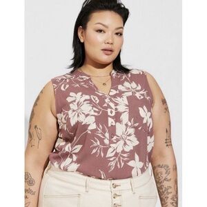 Torrid Harper Gauze Sleeveless Top